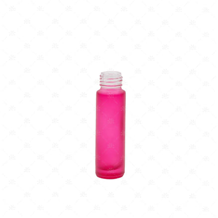 10 ml-es (5 darab) Deluxe pink matt Roll-on üveghengerek (!!!CSAK ÜVEGEK!!!)