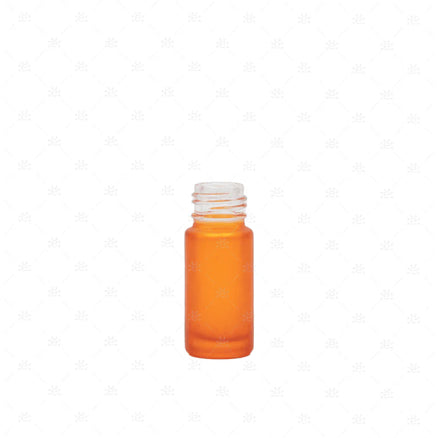 5 ml-es (5 darab) Deluxe narancssárga matt Roll-on üveghengerek (!!!CSAK ÜVEGEK!!!)
