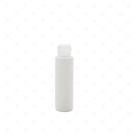 10 ml-es (5 darab) Deluxe fehér matt Roll-on üveghengerek (!!!CSAK ÜVEGEK!!!)