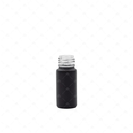 5 ml-es (5 darab) Deluxe fekete matt Roll-on üveghengerek (!!!CSAK ÜVEGEK!!!)