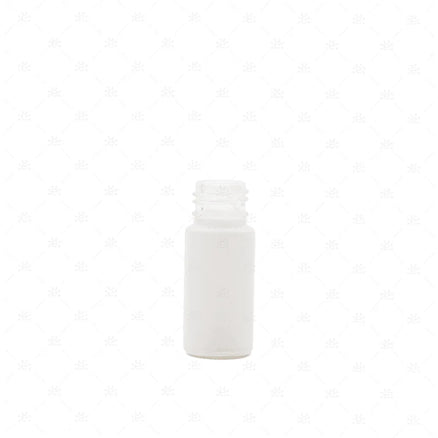 5 ml-es (5 darab) Deluxe fehér matt Roll-on üveghengerek (!!!CSAK ÜVEGEK!!!)