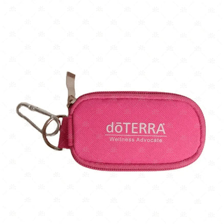 dōTERRA® márkájú kulcstartó tok, pink színben (üvegek nélkül)