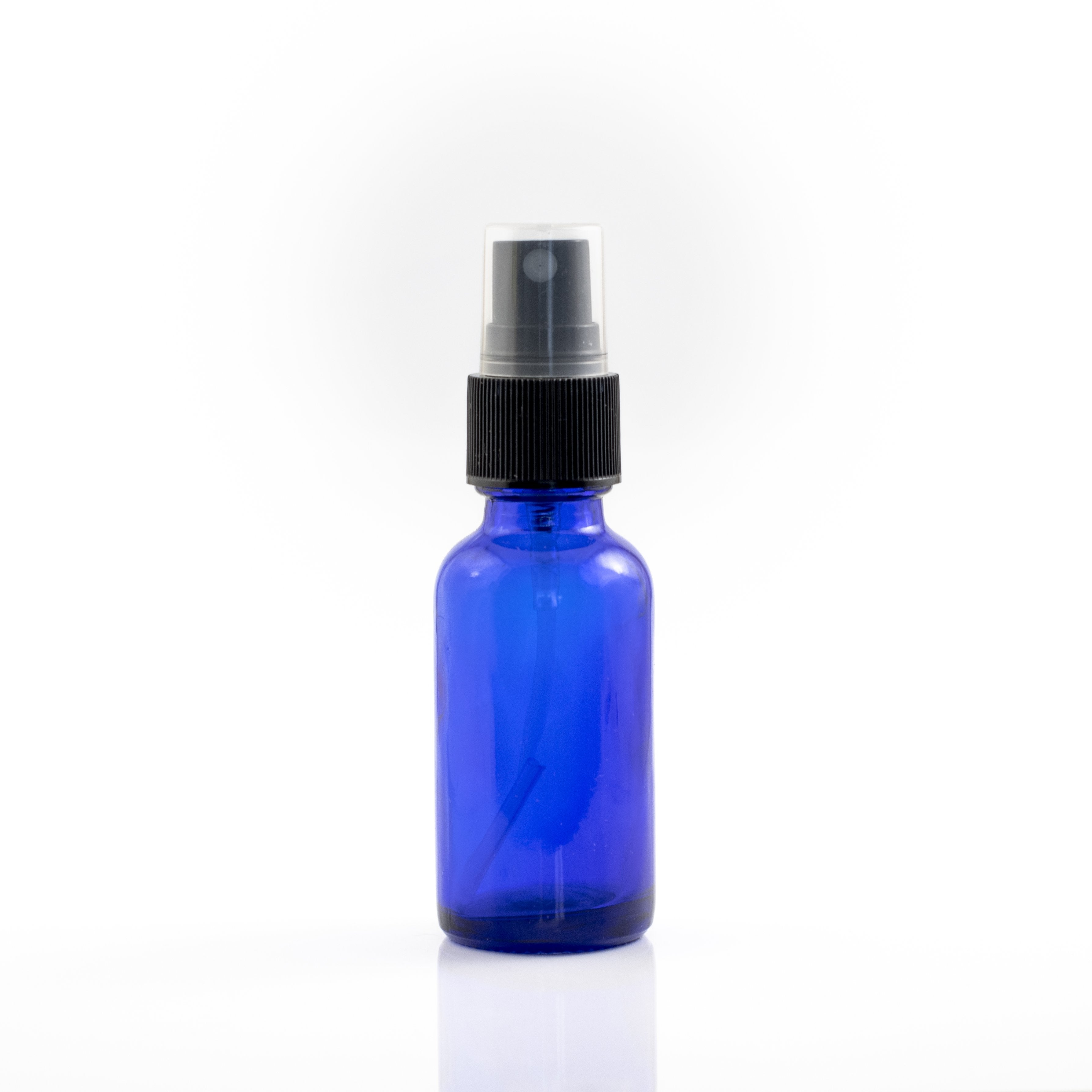 30 ml-es (3 darab) kék színű, szórófejes (spray) üvegpalackok