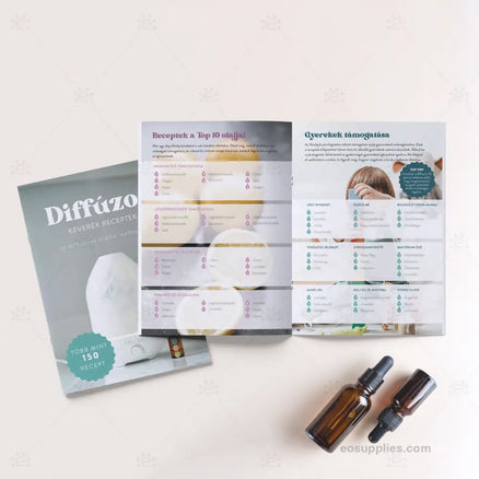 Diffuser Blend Recipes Booklet - for home & family wellness - HUNGARIAN - Booklet