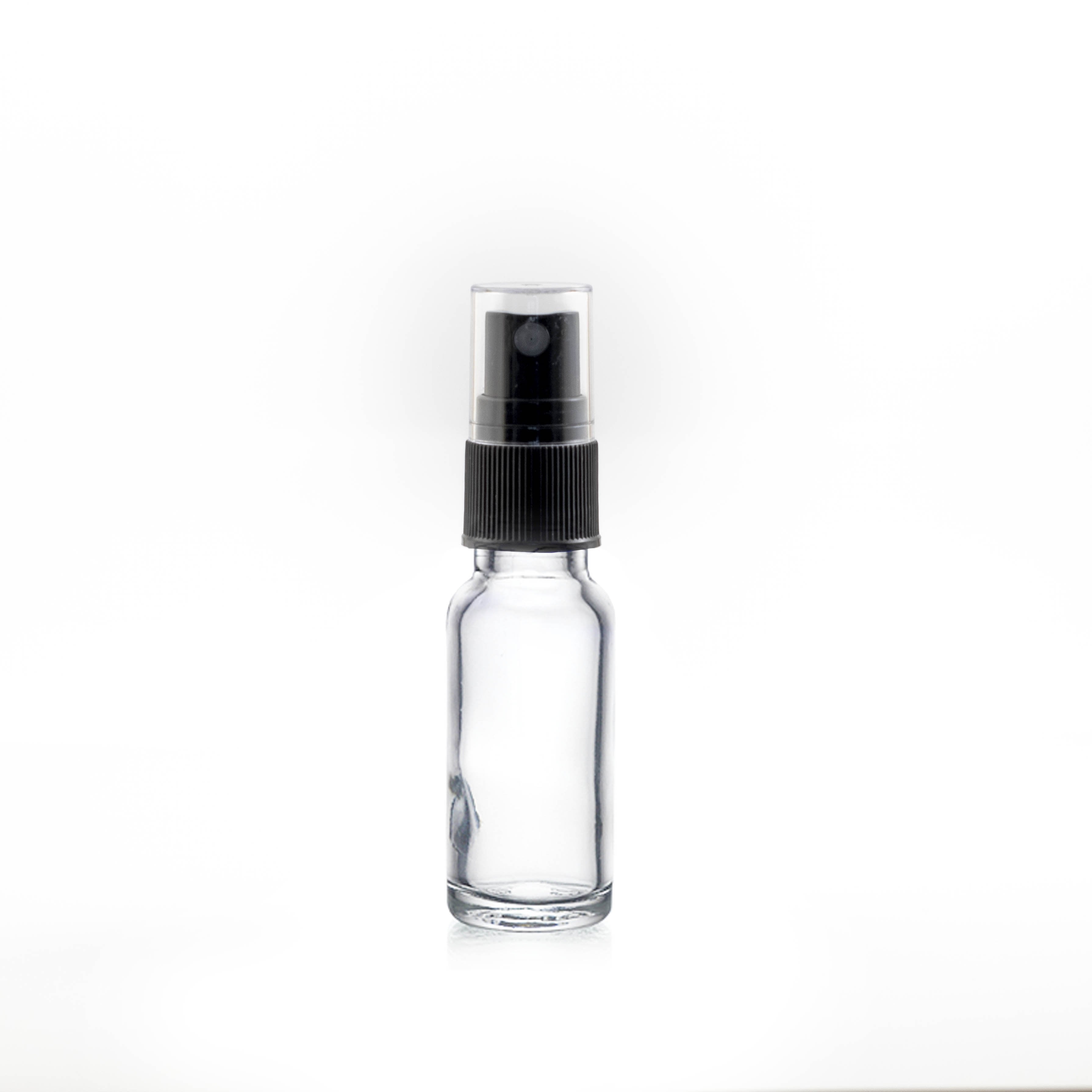 15 ml-es (5 db)  átlátszó spray üvegpalackok