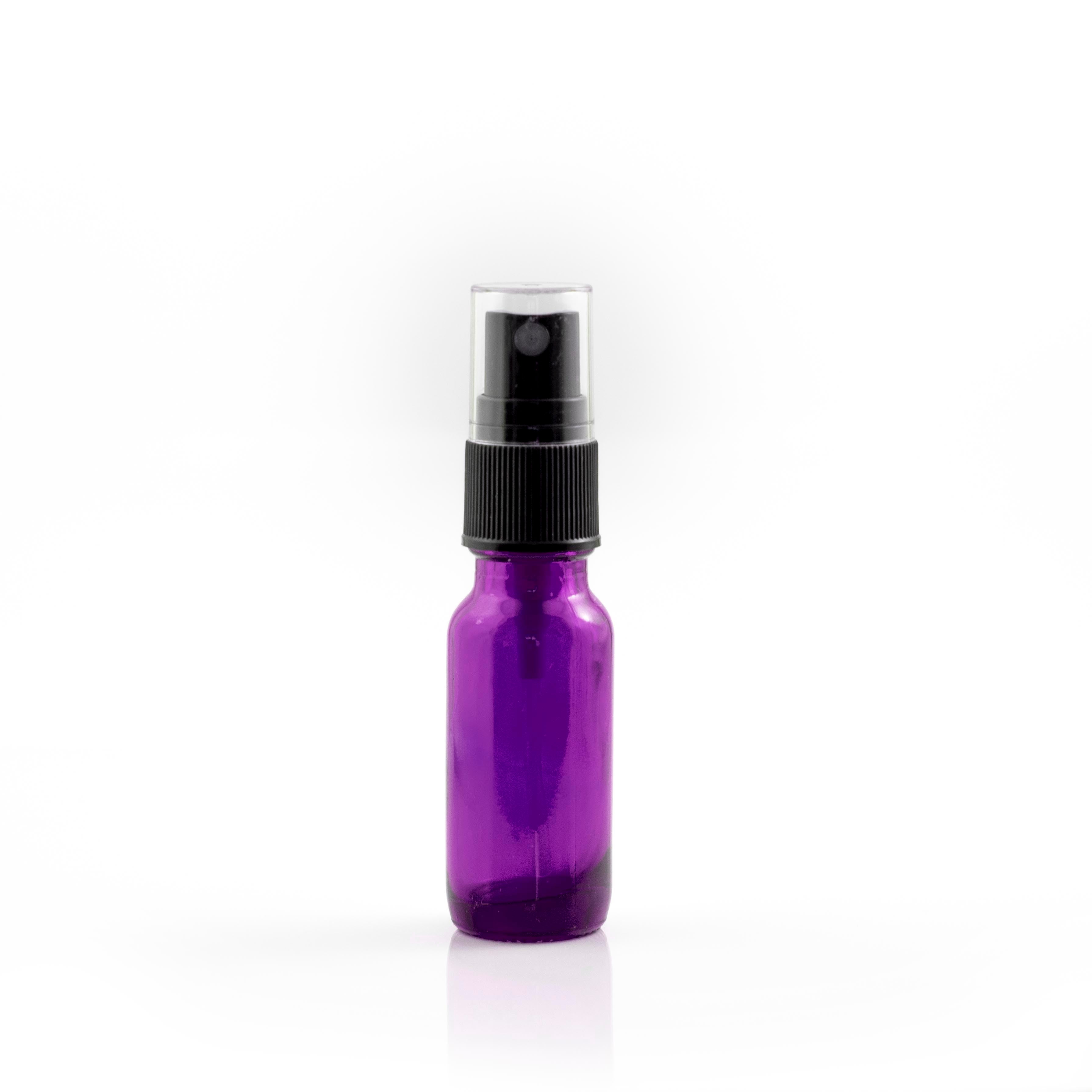 15 ml-es (5 db) lila színű, spray üvegpalackok