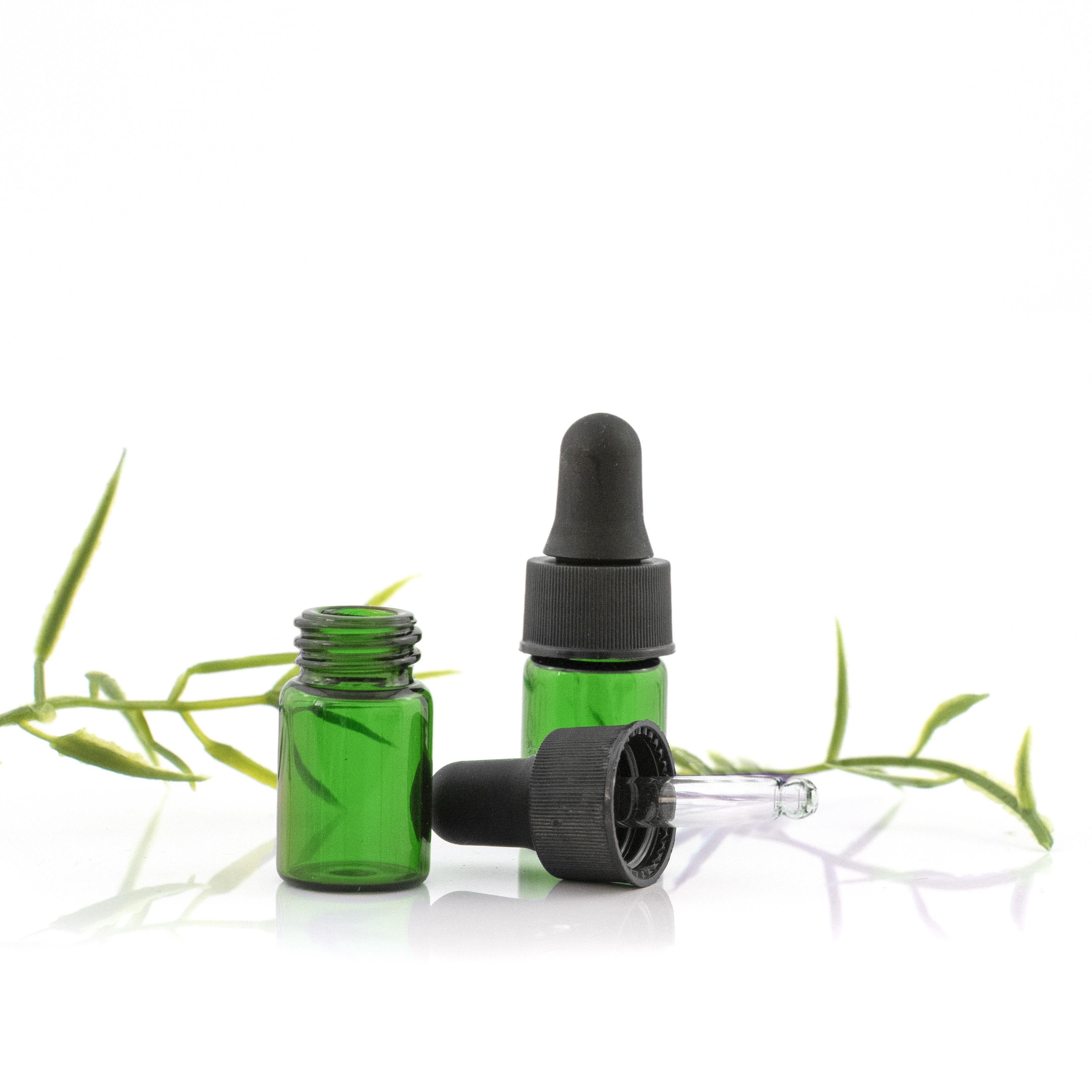 2 ml-es Zöld színű pipettás üveg (5 db/csomag)