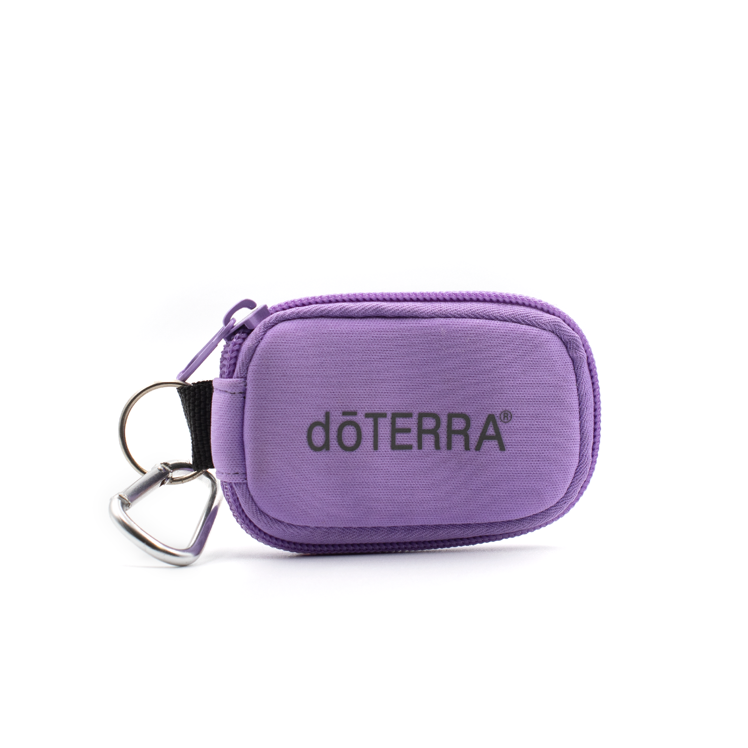 dōTERRA® márkájú kulcstartó tok, lila színben (üvegek nélkül)