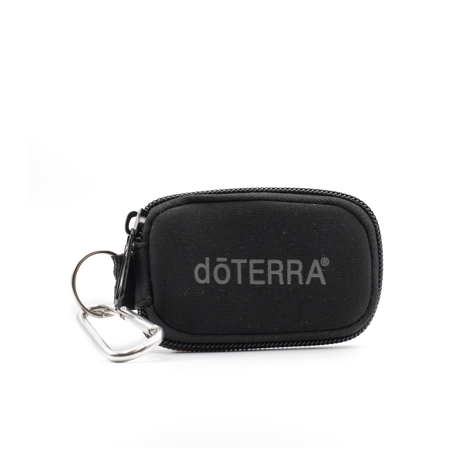 dōTERRA® márkájú kulcstartó tok, fekete színben (üvegek nélkül)