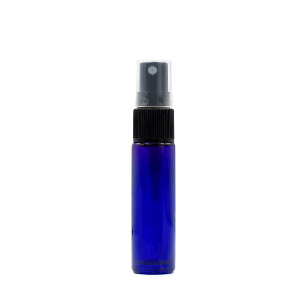 10 ml-es (5 darab) kék színű spray üvegpalack
